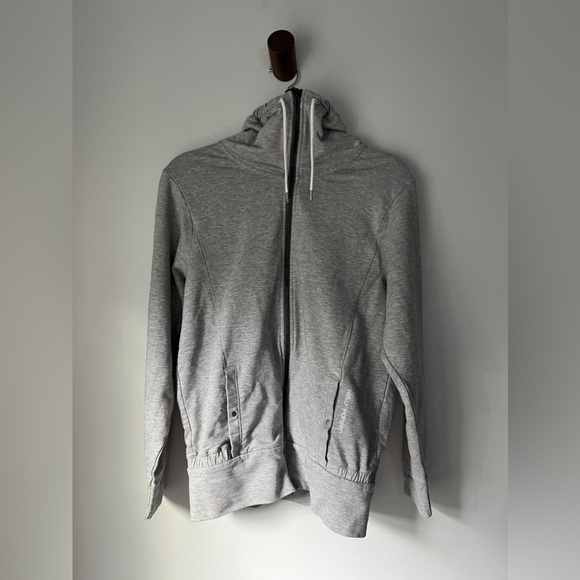 Helly Hansen Turtleneck Zip Up Sweater in Grey, Size Medium - Picture 2 of 5